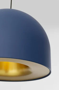 KARE Hängeleuchte Zen Blau Ø40cm