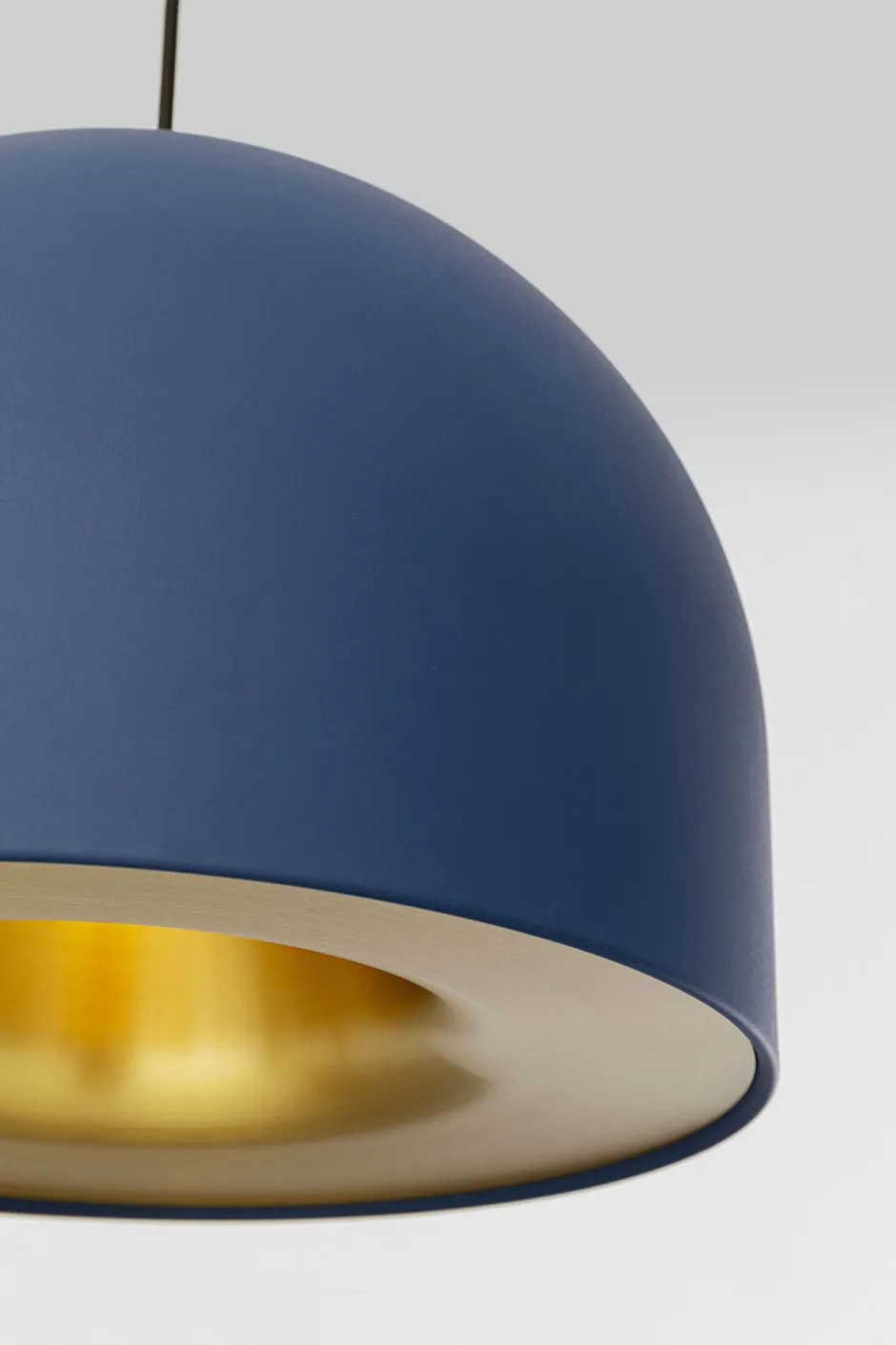 KARE Hängeleuchte Zen Blau Ø40cm