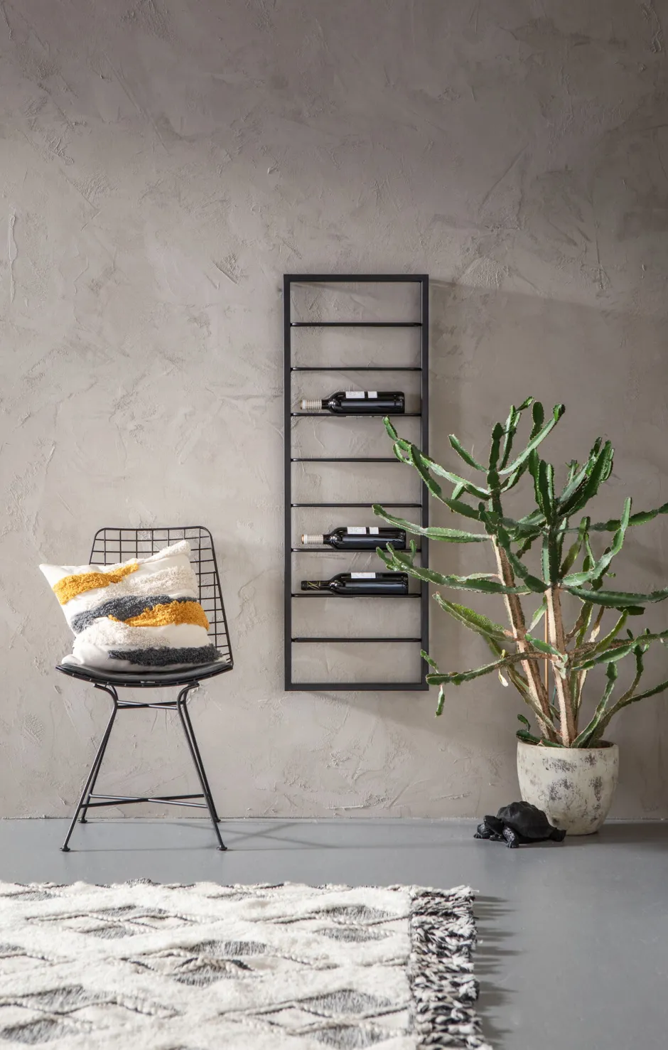 KARE Hängeweinregal Bistro 42x120cm