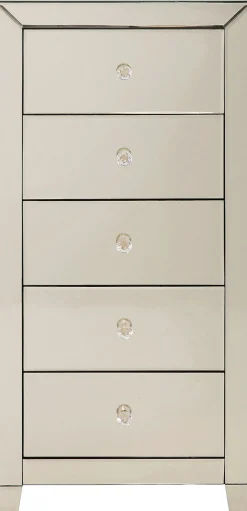 KARE Hochkommode Luxury Pearl 5 Schübe