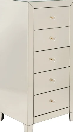 KARE Hochkommode Luxury Pearl 5 Schübe