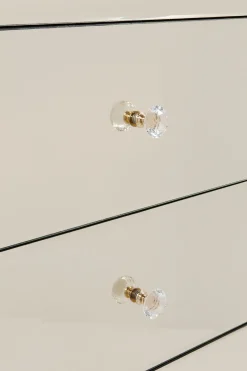 KARE Hochkommode Luxury Pearl 5 Schübe