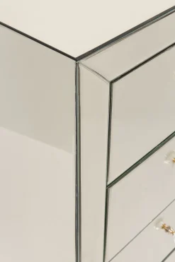 KARE Hochkommode Luxury Pearl 5 Schübe