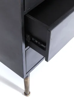 KARE Hochschrank La Gomera 2 Türen 3 Schübe