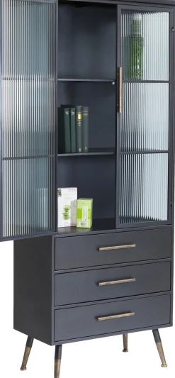 KARE Hochschrank La Gomera 2 Türen 3 Schübe