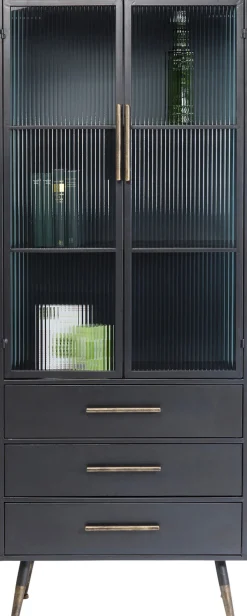 KARE Hochschrank La Gomera 2 Türen 3 Schübe