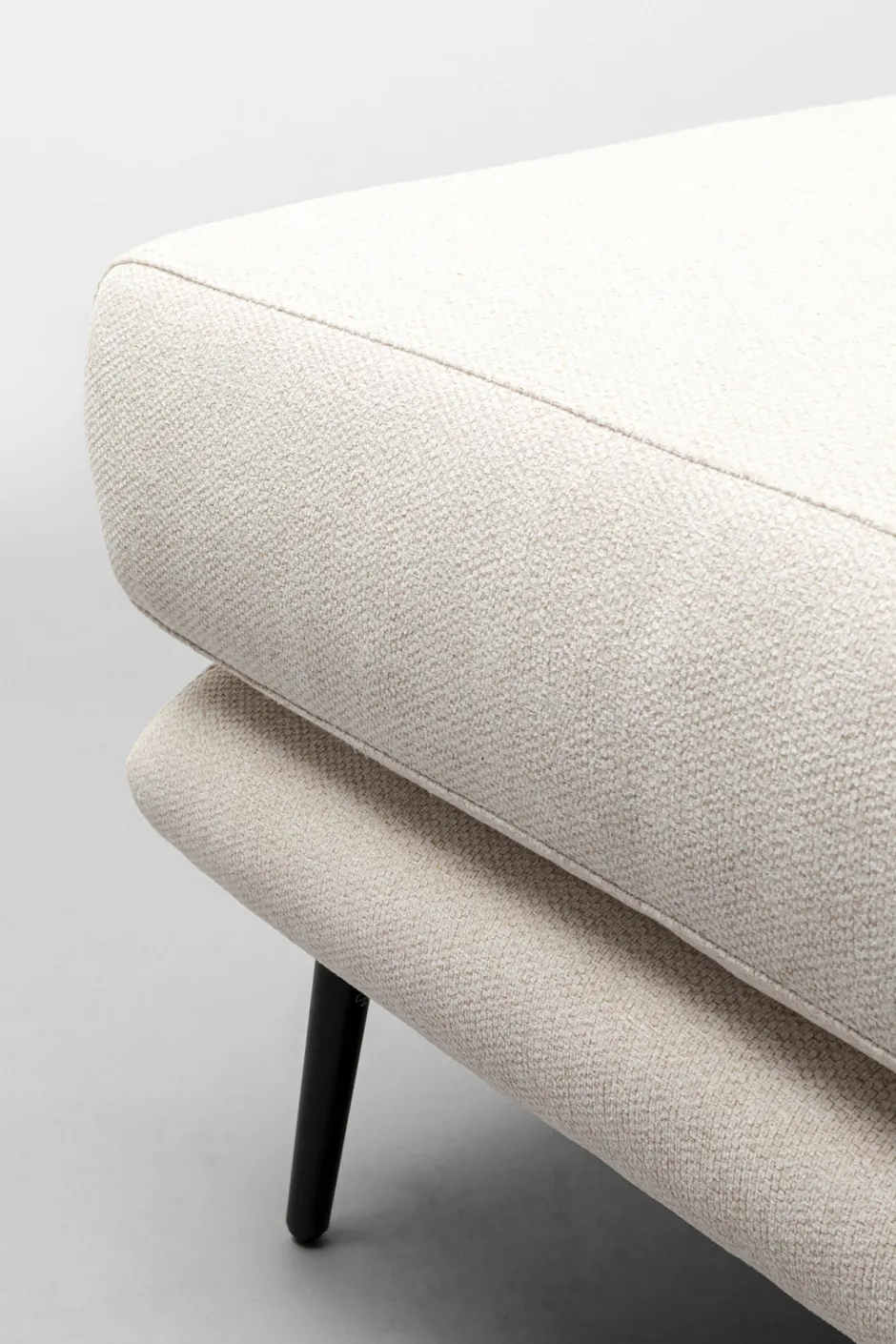 KARE Hocker Amalfi Creme 80x68cm