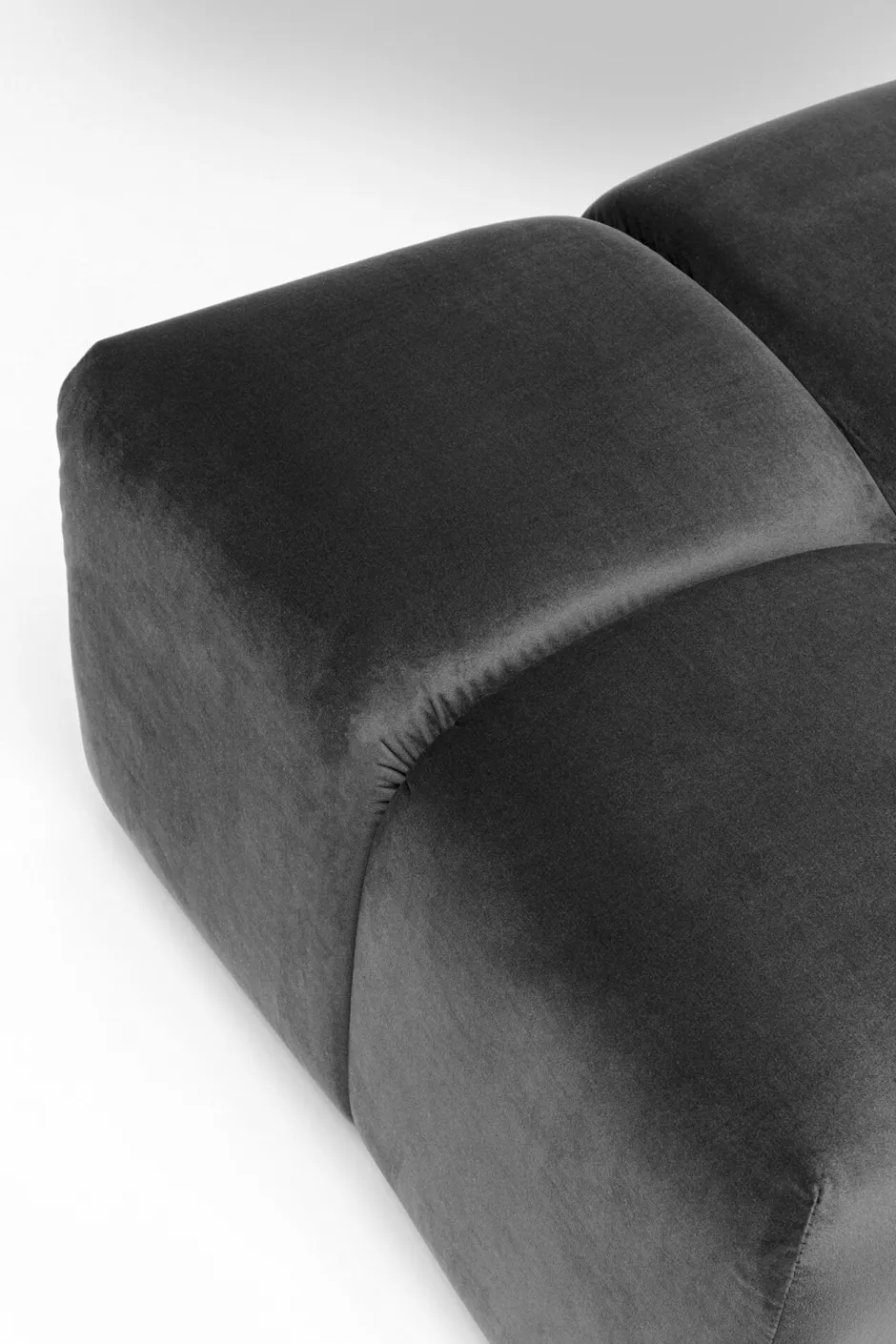 KARE Hocker Belami Velvet Grau