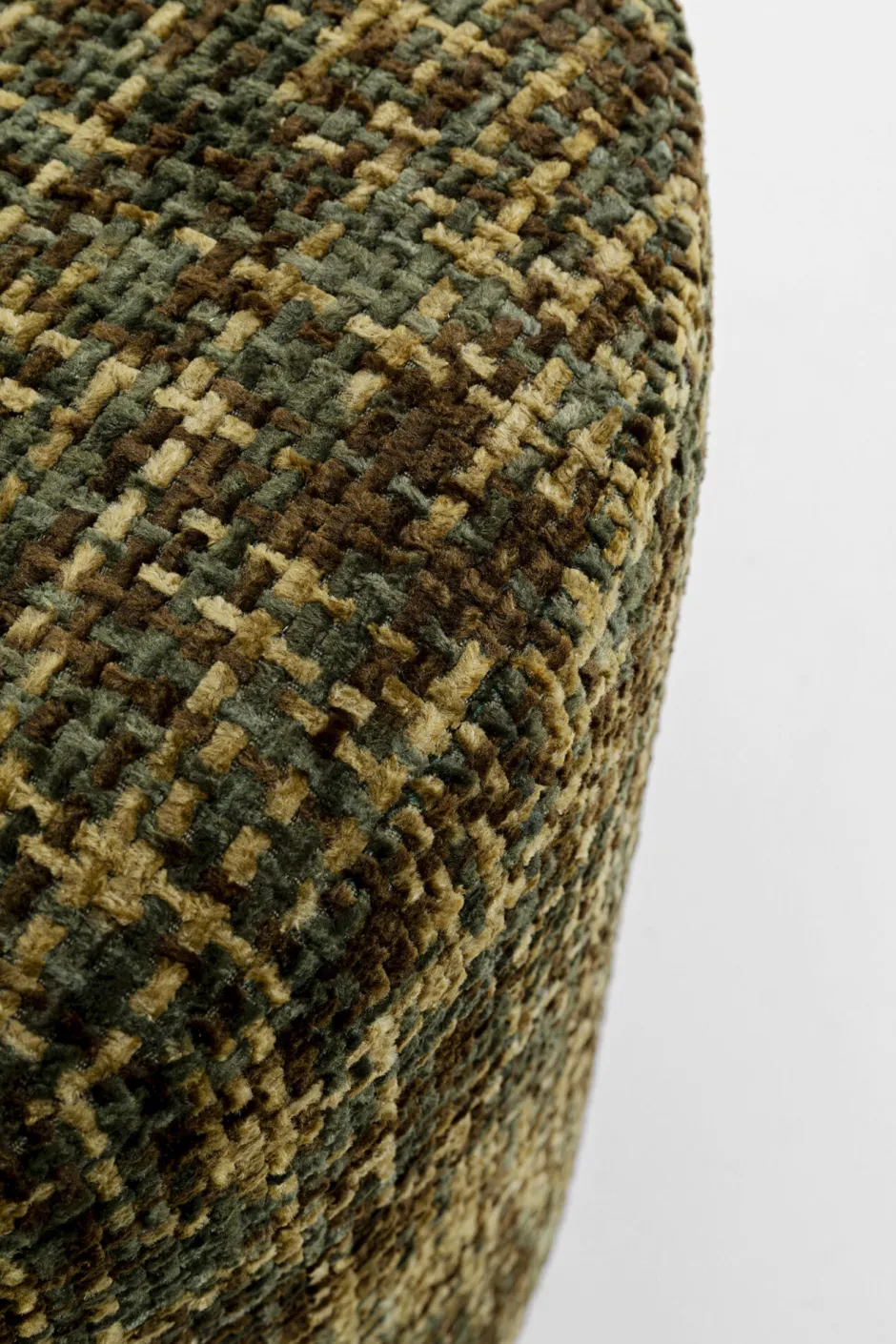 KARE Hocker Berry High Silber Grün Ø39cm