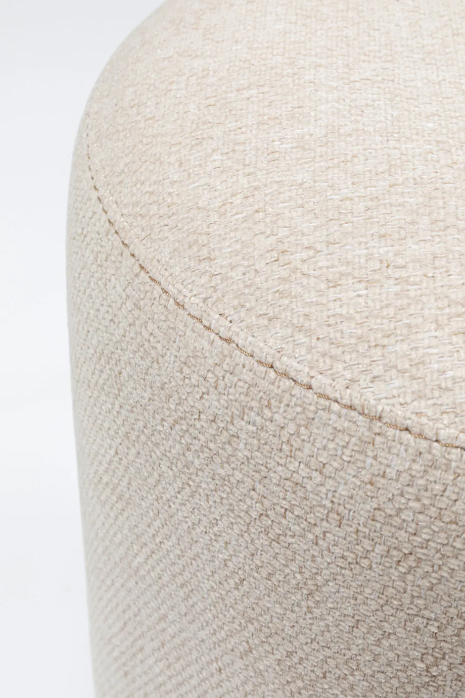 KARE Hocker Cherry Creme Black Ø36cm