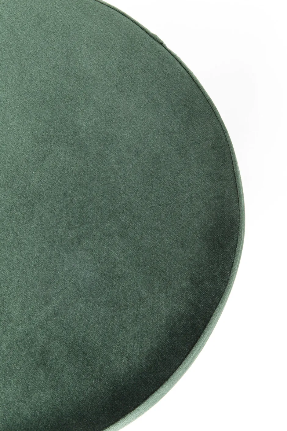 KARE Hocker Cherry Dunkelgrün Brass Ø35cm