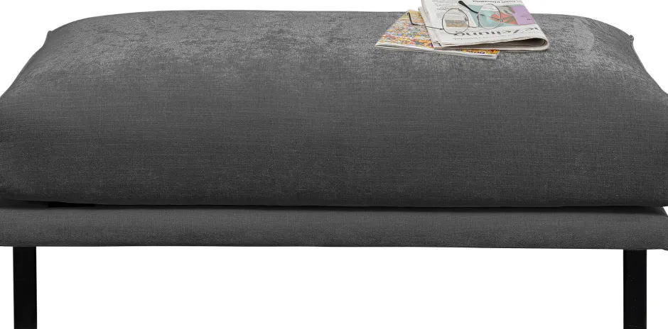 KARE Hocker Edna Grau 115x60cm