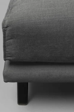 KARE Hocker Edna Grau 115x60cm