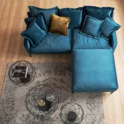 KARE Hocker Lullaby Petrol