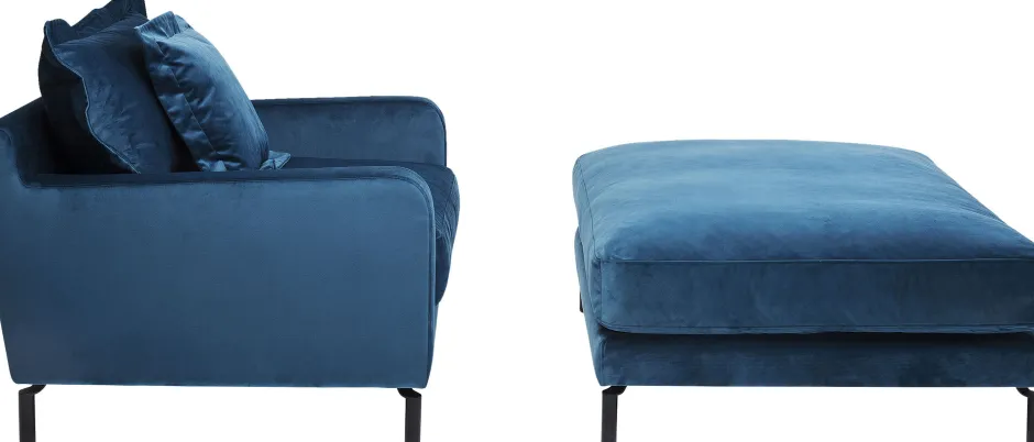 KARE Hocker Lullaby Petrol