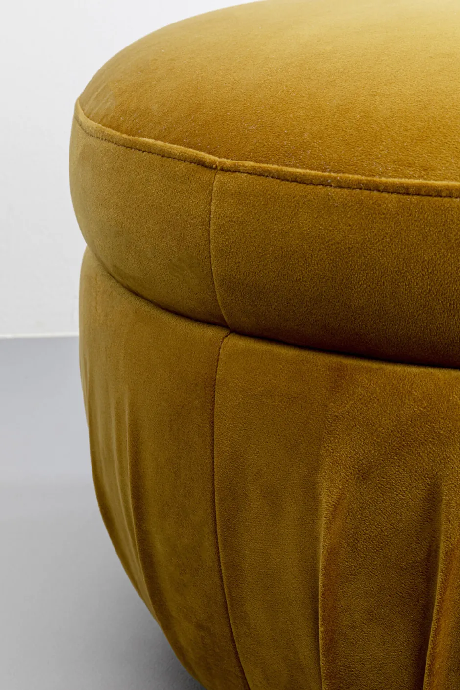 KARE Hocker Nube Gelb Ø56cm