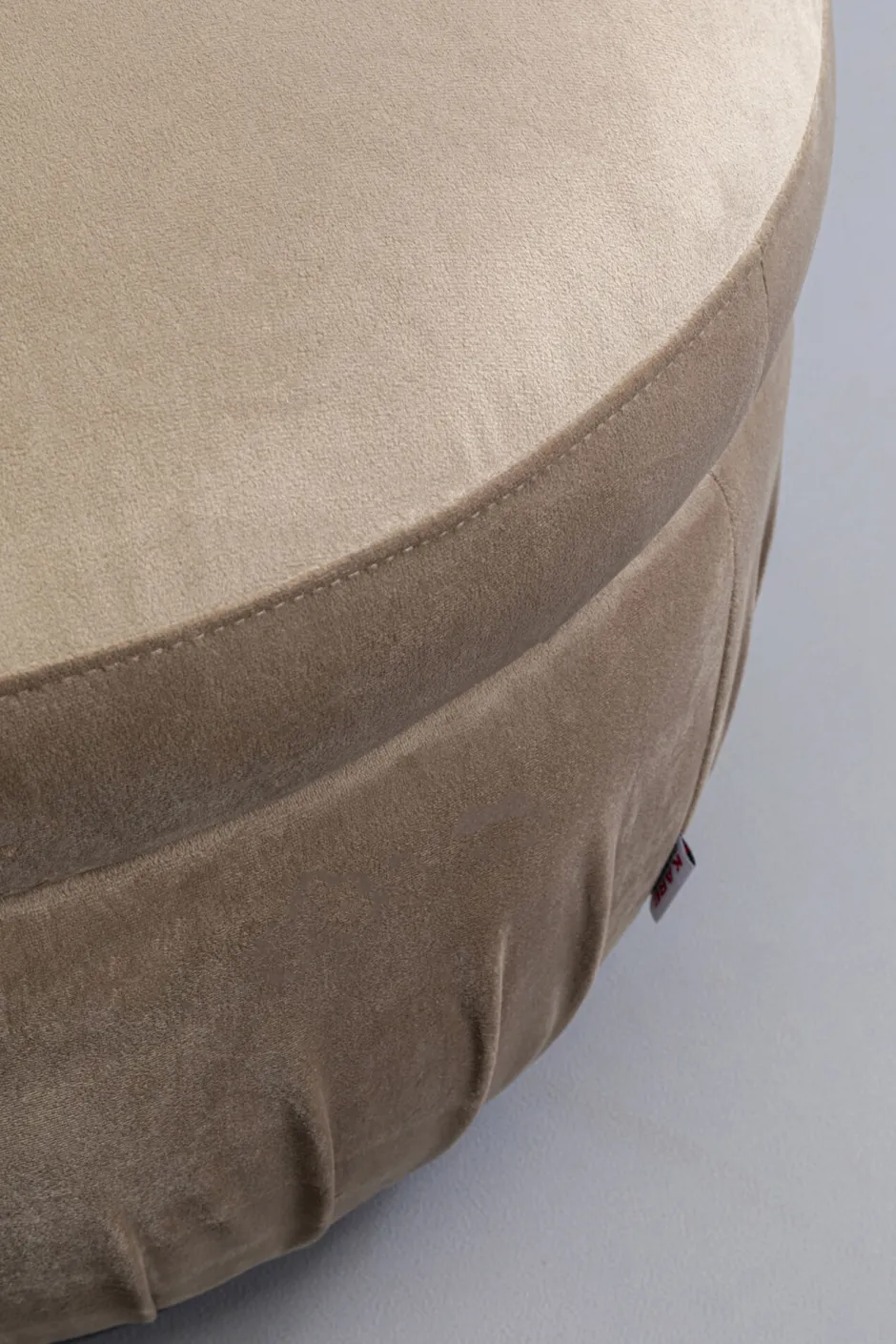 KARE Hocker Nube Grau Ø56cm