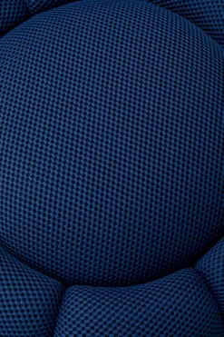 KARE Hocker Peppo Bloom Blau Ø72cm