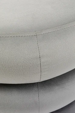 KARE Hocker Sandwich Grau Ø45cm