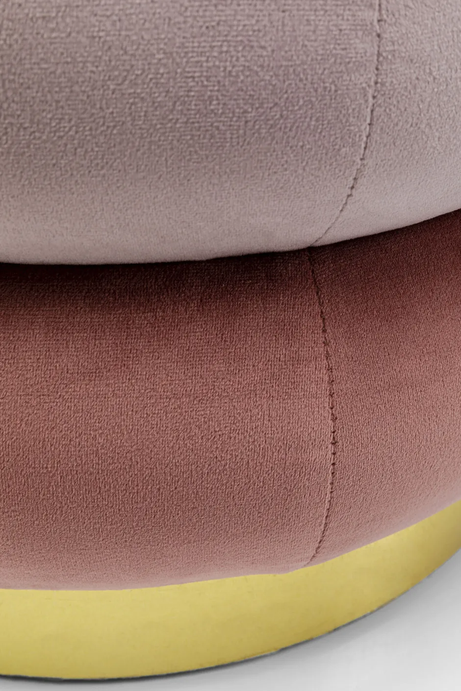 KARE Hocker Sandwich Rose Ø45cm