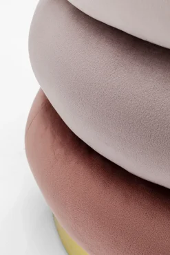 KARE Hocker Sandwich Rose Ø45cm