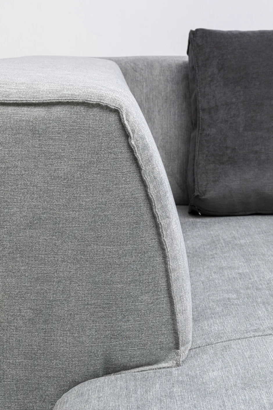 KARE Infinity Ottomane Elements Grau Links