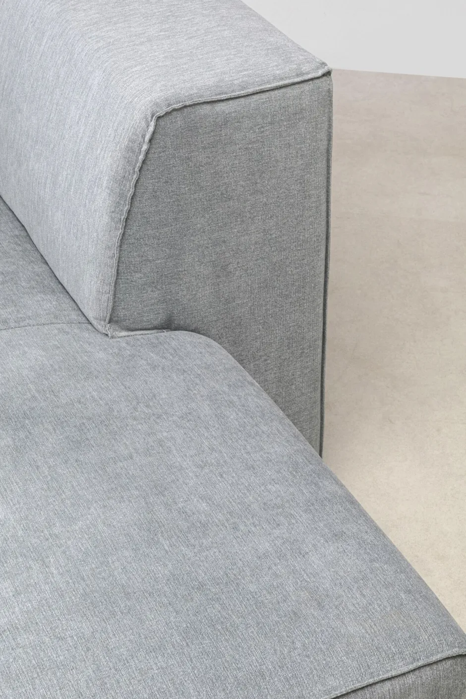 KARE Infinity Ottomane Elements Grau Rechts