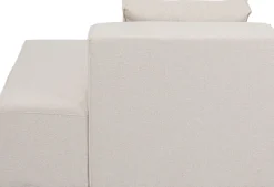 KARE Infinity Ottomane Semi Elements Creme Rechts 120cm