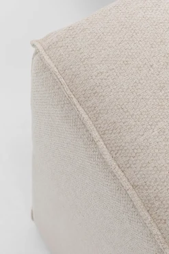 KARE Infinity Ottomane Semi Elements Creme Rechts 120cm