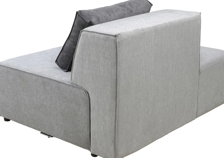 KARE Infinity Ottomane Semi Elements Grau Links