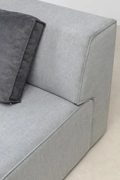 KARE Infinity Ottomane Semi Elements Grau Links