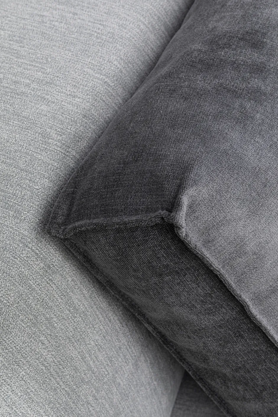 KARE Infinity Ottomane Semi Elements Grau Links