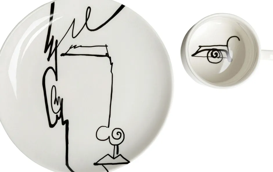 KARE Kaffeetasse Viso Uomo (2/tlg.)