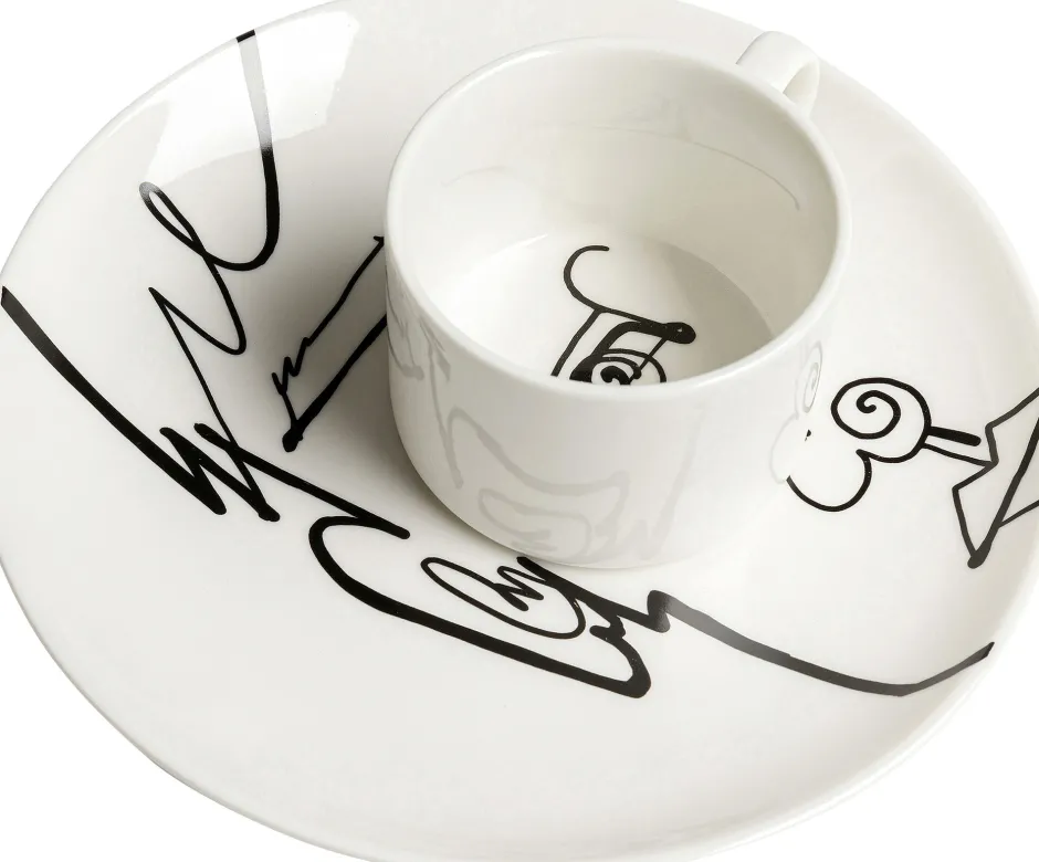 KARE Kaffeetasse Viso Uomo (2/tlg.)