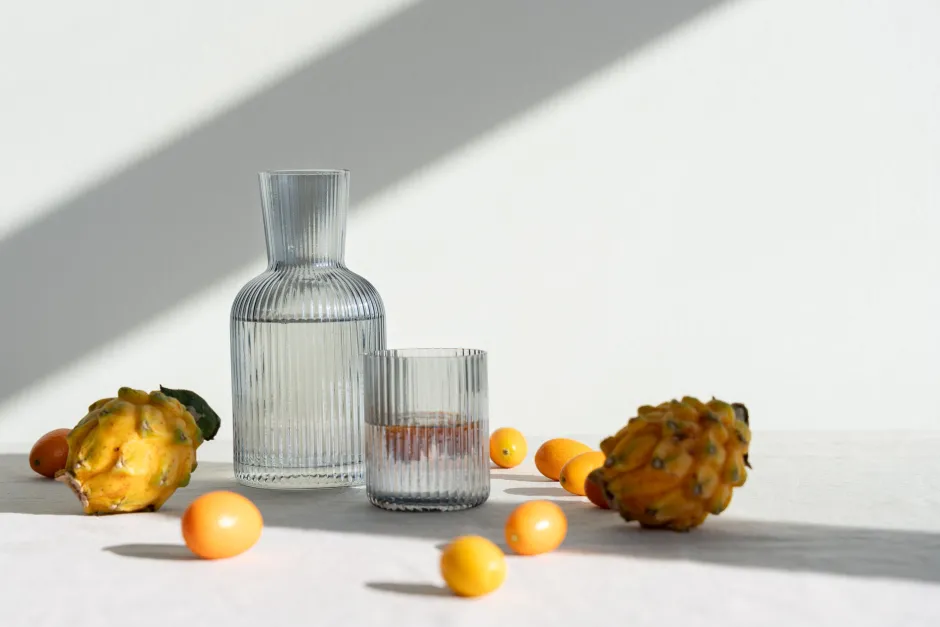 KARE Karaffe Tango Grau 18cm