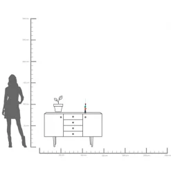 KARE Kerzenständer Balance Art 35cm