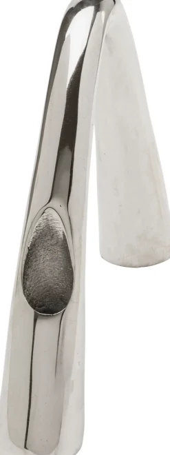 KARE Kerzenständer Bow Duo Chrom 21cm