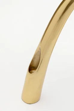 KARE Kerzenständer Bow Duo Gold 25cm