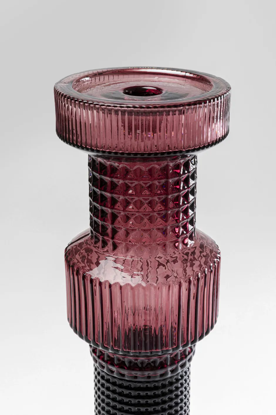 KARE Kerzenständer Marvelous Duo Pink Grau 49cm