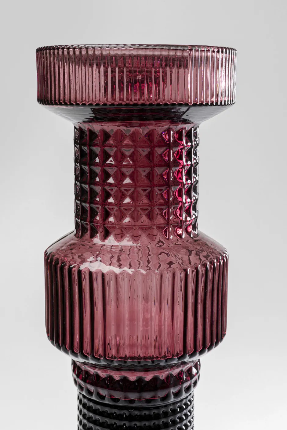 KARE Kerzenständer Marvelous Duo Pink Grau 49cm