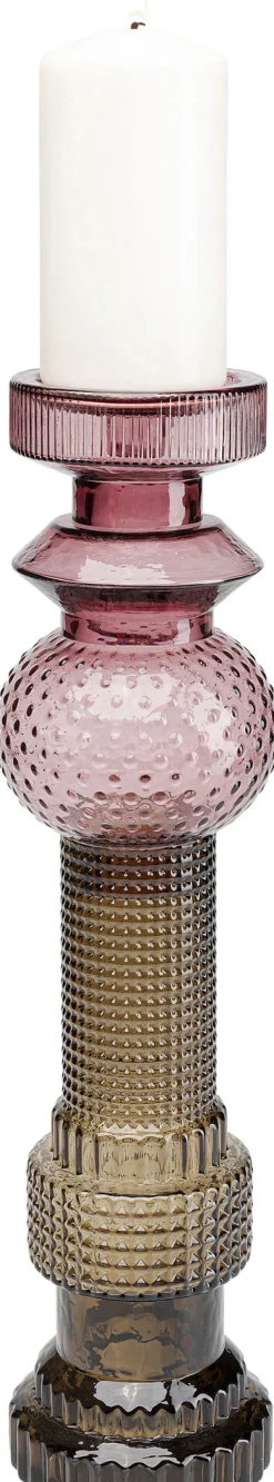 KARE Kerzenständer Marvelous Duo Lila Grau 49