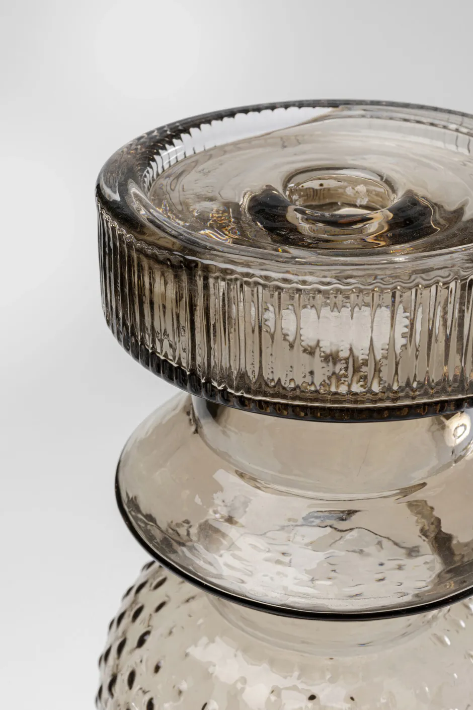 KARE Kerzenständer Marvelous Duo Braun Grau 49cm