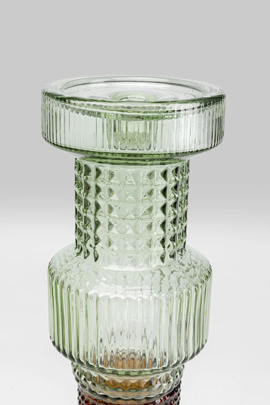 KARE Kerzenständer Marvelous Duo Grün Braun 49cm