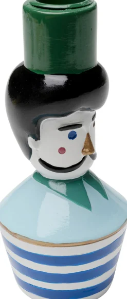 KARE Kerzenständer Monsieur Mustache 16cm
