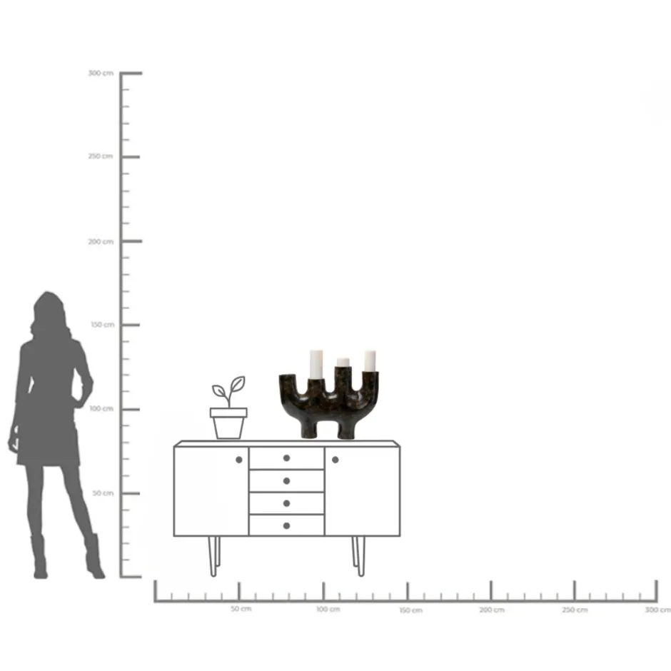 KARE Kerzenständer 4Sticker´s 60cm