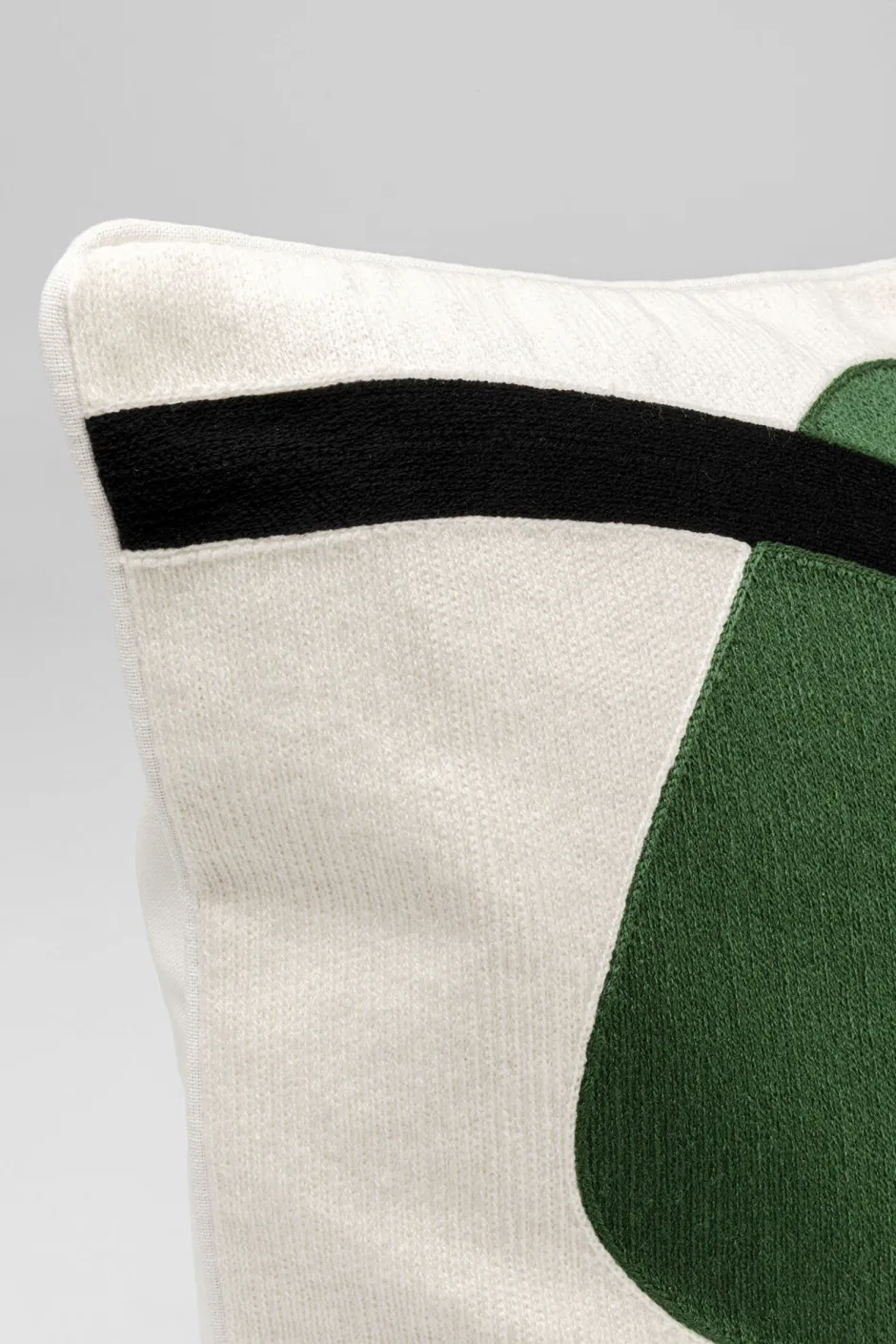 KARE Kissen Art Line Grün 50x50cm