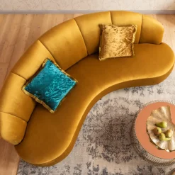 KARE Kissen Cannes Gelb 45x45cm