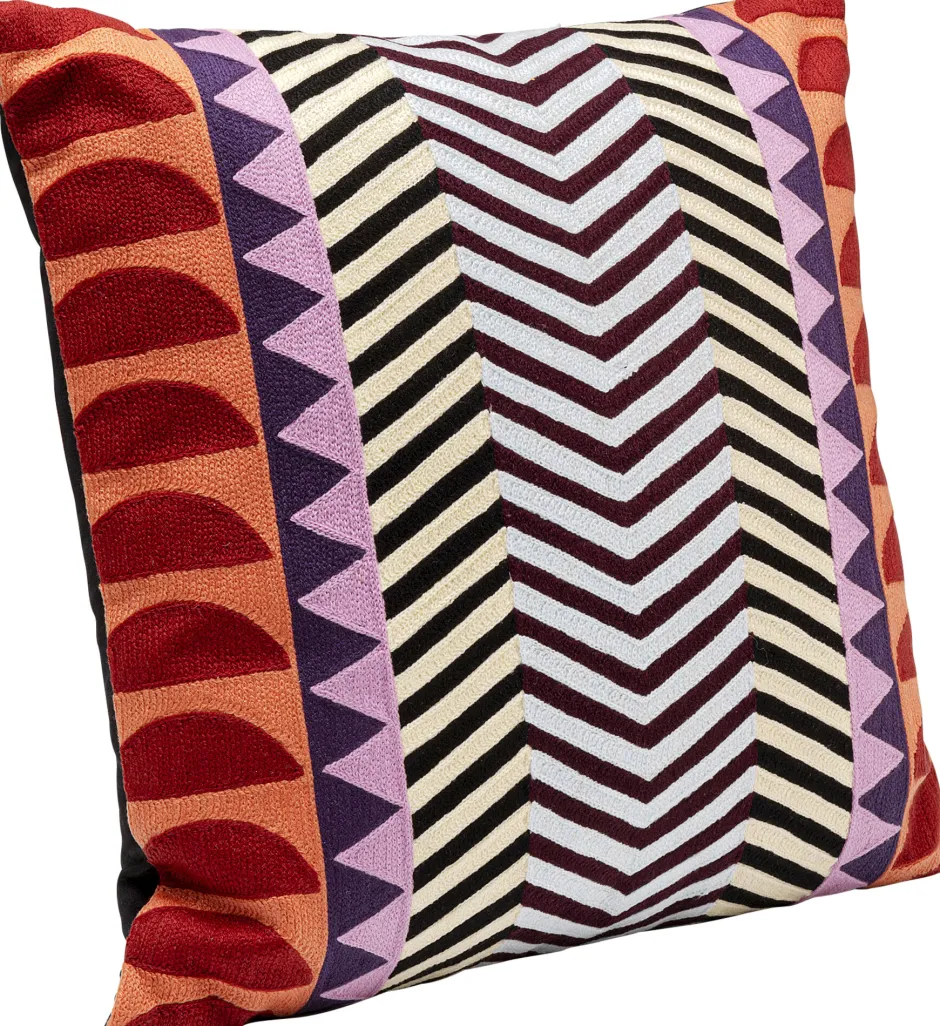 KARE Kissen Colour Block Zig Zag 45x45cm