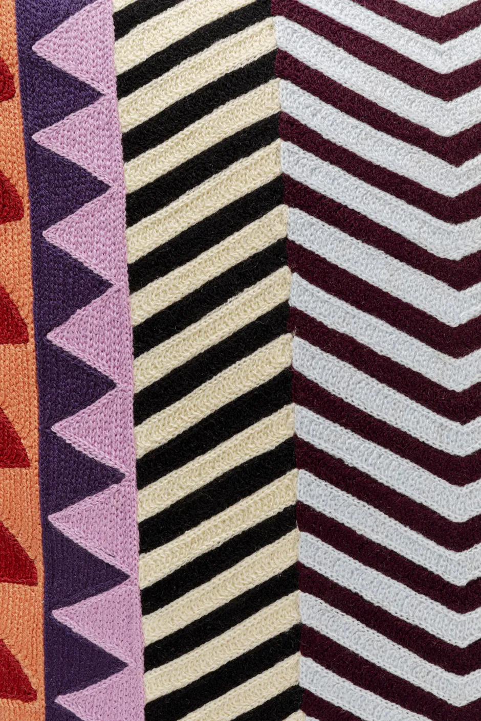 KARE Kissen Colour Block Zig Zag 45x45cm