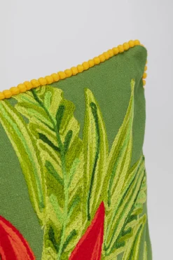 KARE Kissen Fiorista Grün 60x40cm